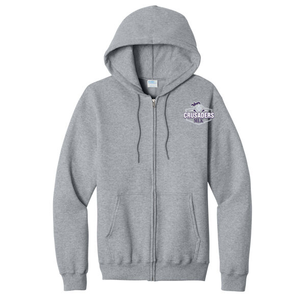 MLK Crusaders Zip-Up Adult Hoodie Thumbnail