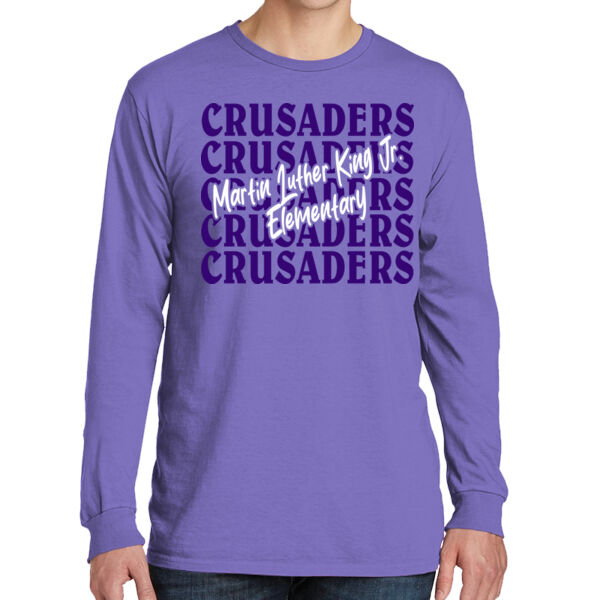 Cusaders Adult Long Sleeve Beach Washed Tee Thumbnail